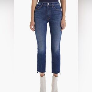 MOTHER Insider Crop Step Fray